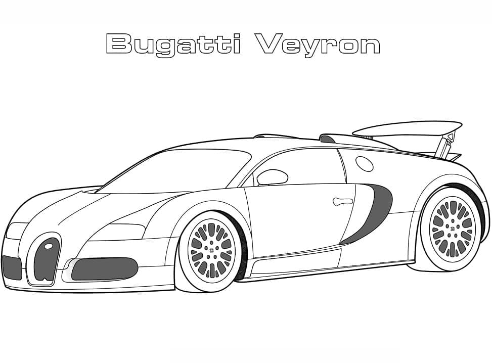 Målarbild Bugatti Veyron