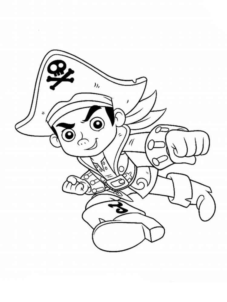Målarbild Jack Piraten