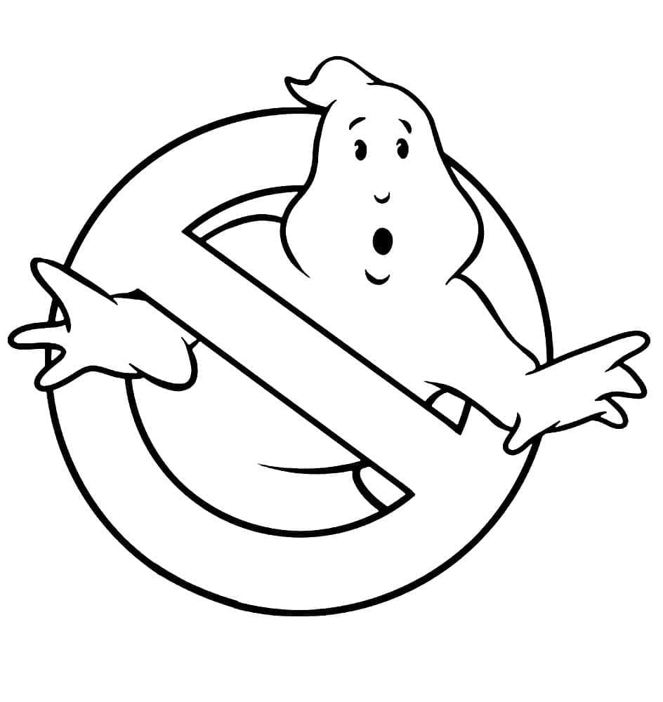 Målarbild Logotyp för Ghostbusters