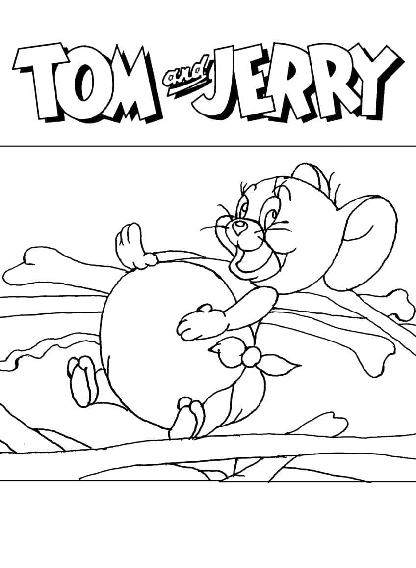 Målarbild Nibbles från Tom och Jerry