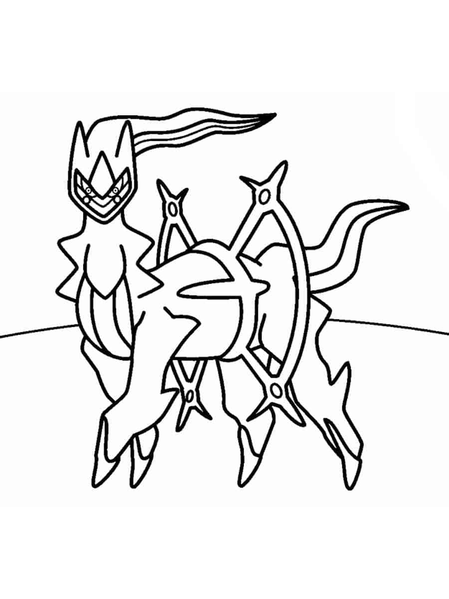 Målarbild Pokémon Arceus
