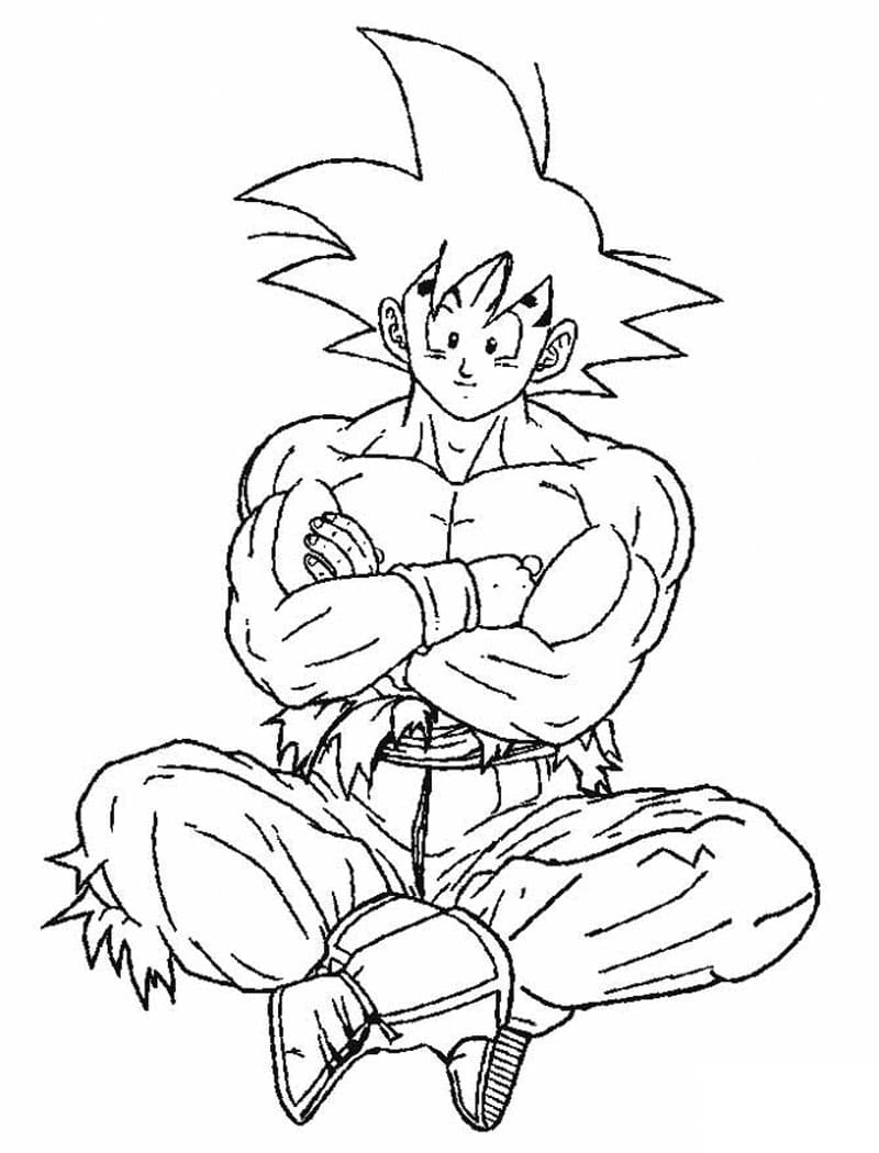 Målarbild Son-Goku