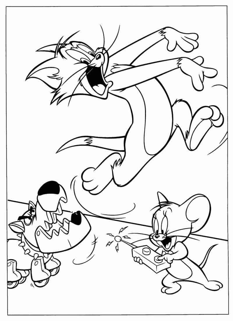 Målarbild Tom och Jerry 1