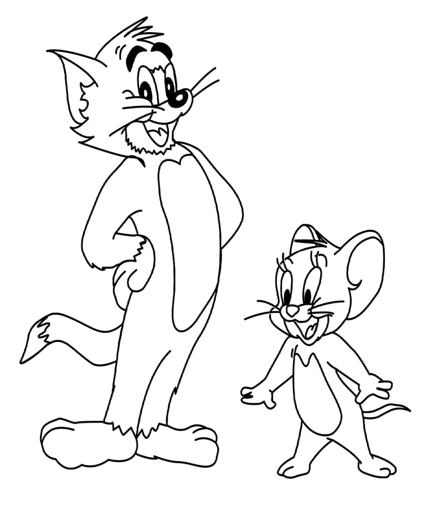 Målarbilder Tom och Jerry