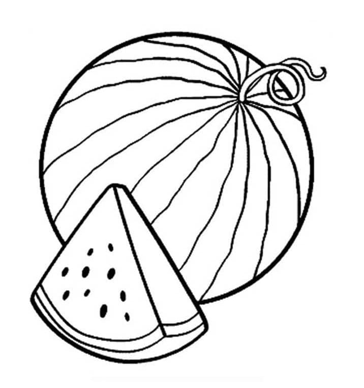 Målarbild Vattenmelon 1