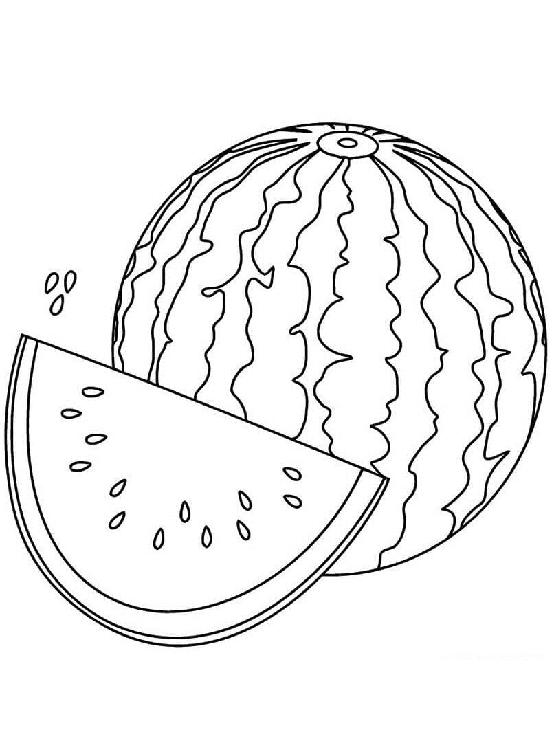 Målarbild Vattenmelon 2