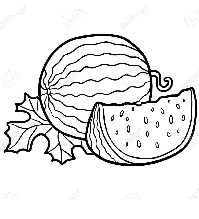 Målarbilder Vattenmelon