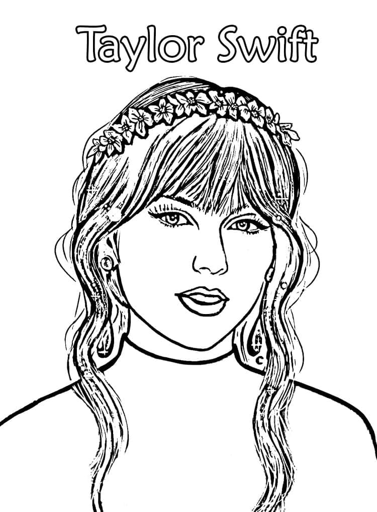 Målarbild Glamorösa Taylor Swift