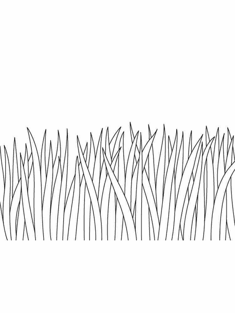 Målarbild Högt Gräs
