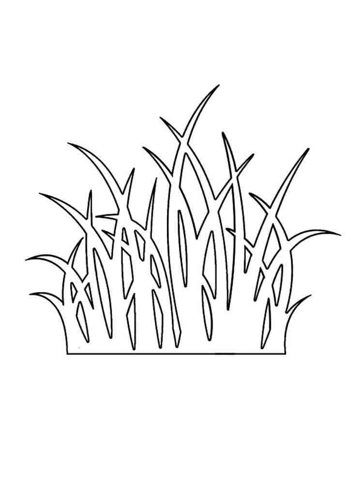 Målarbild Väldigt Enkelt Gräs