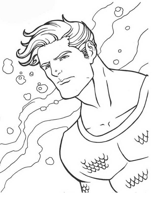Målarbild Aquaman 6