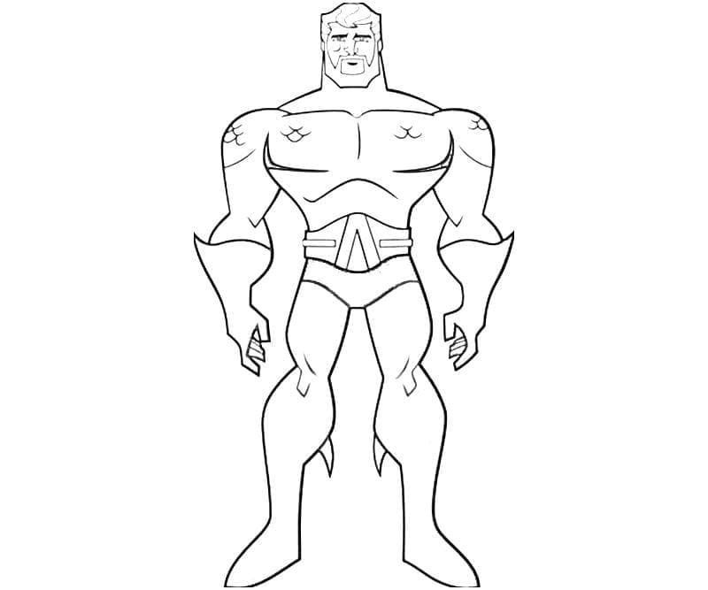 Målarbild DC Superhjälte Aquaman