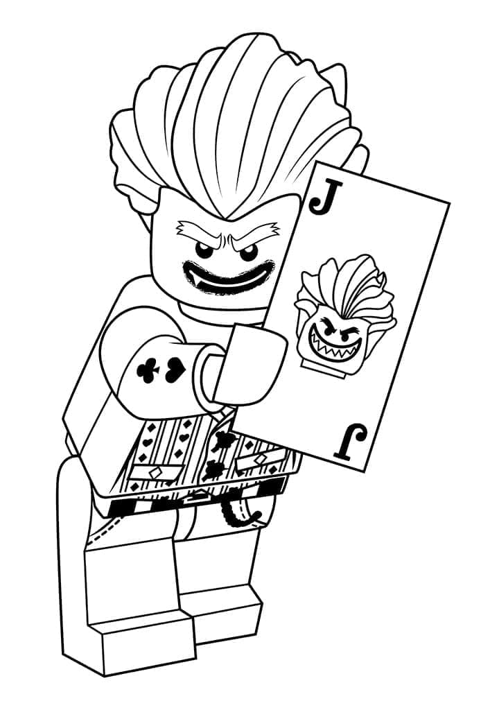 Målarbild Jokern Lego