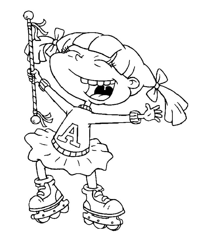 Målarbild Rugrats Angelica Pickles