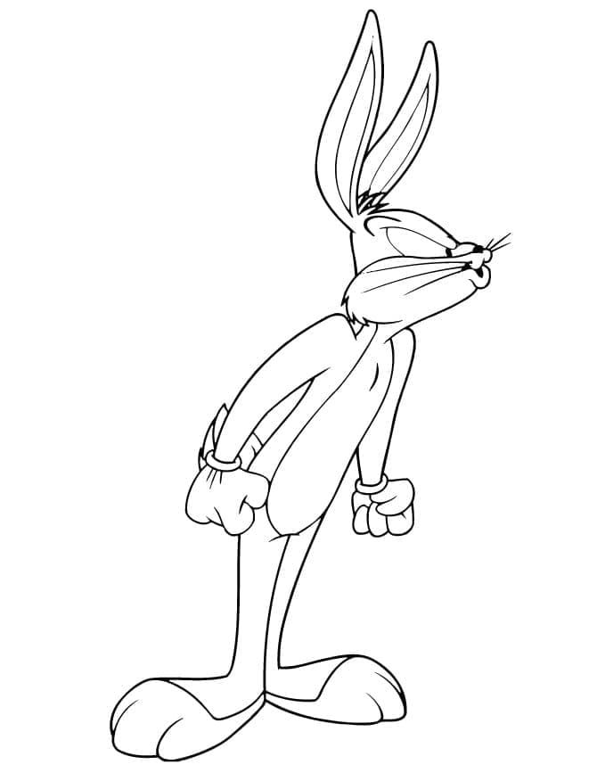 Målarbild Snurre Sprätt från Looney Tunes