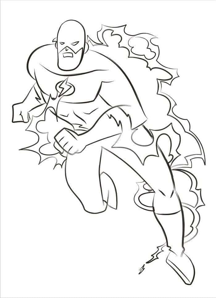 Målarbild DC Justice League Flash