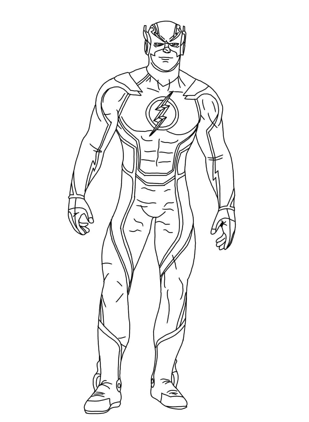 Målarbild DC Superhjälte Flash