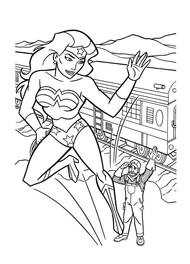 Målarbild DC Wonder Woman