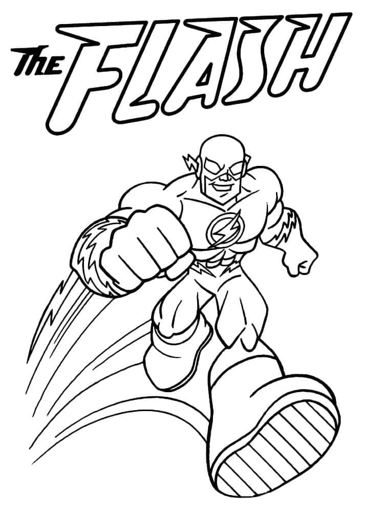 Målarbild Flash DC