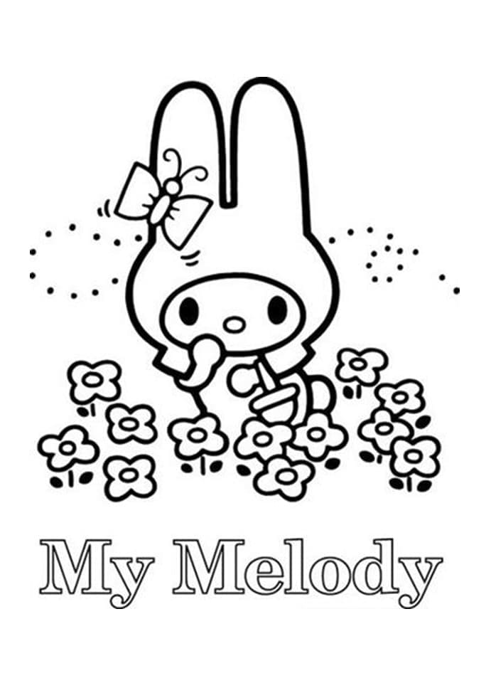 Målarbild My Melody för Barn