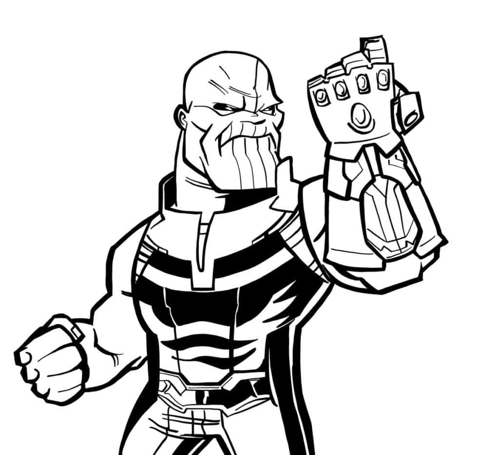 Målarbild Thanos 1
