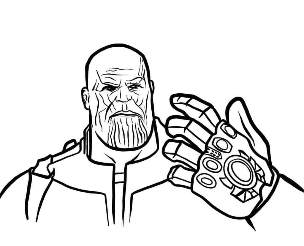 Målarbild Thanos Gratis