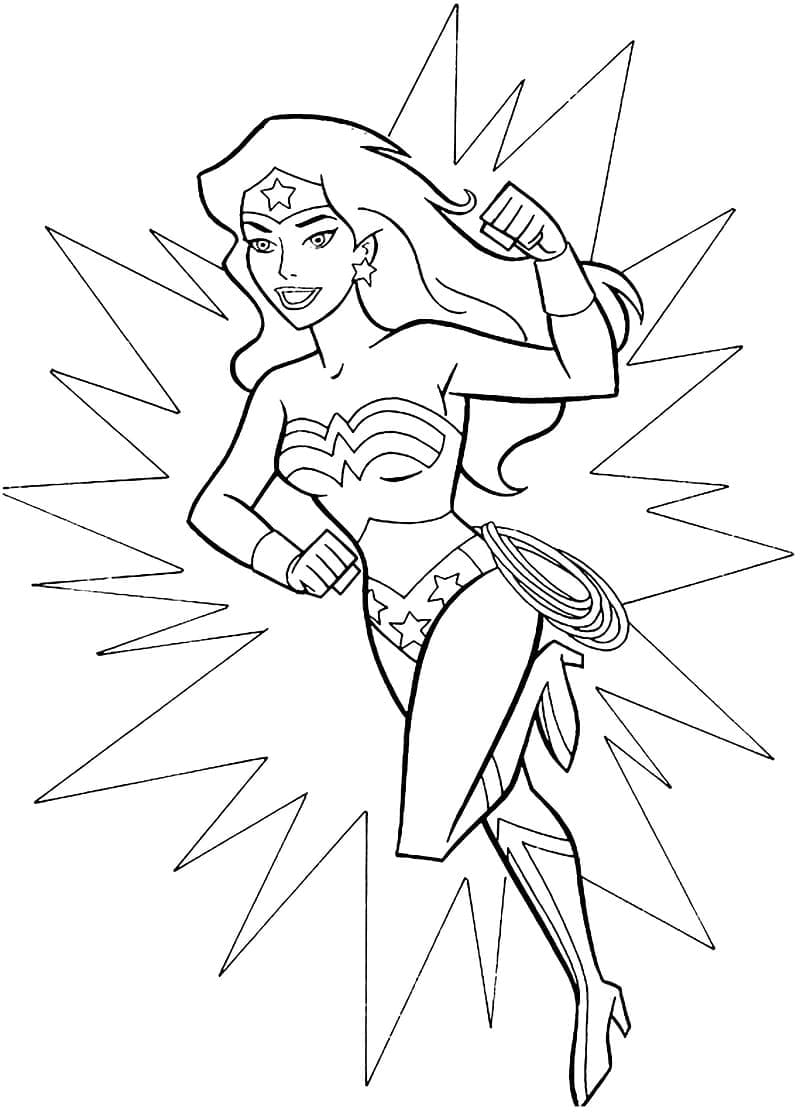 Målarbild Wonder Woman 3