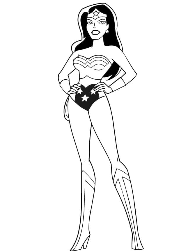 Målarbild Wonder Woman 5
