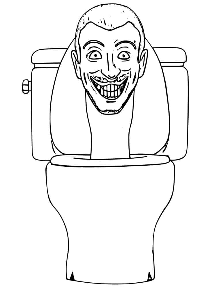 Målarbild Skibidi Toilet 12