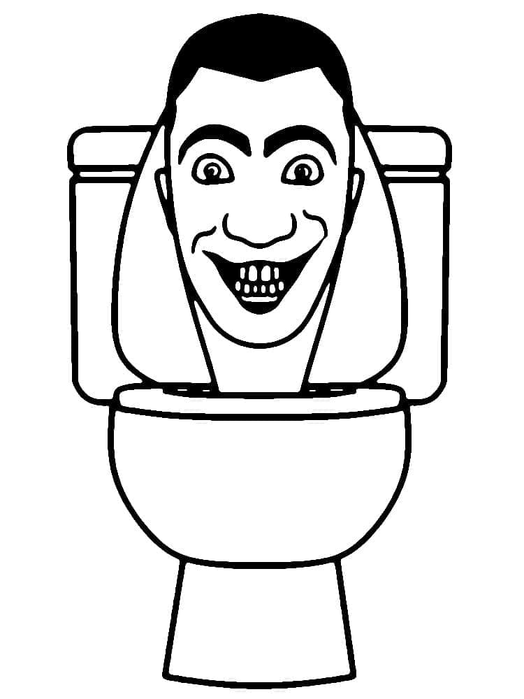 Målarbild Skibidi Toilet 9