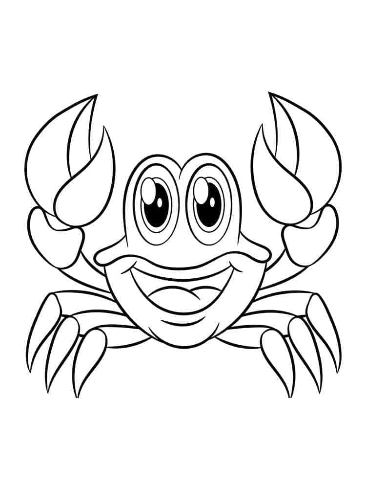 Målarbild Bedårande Krabba