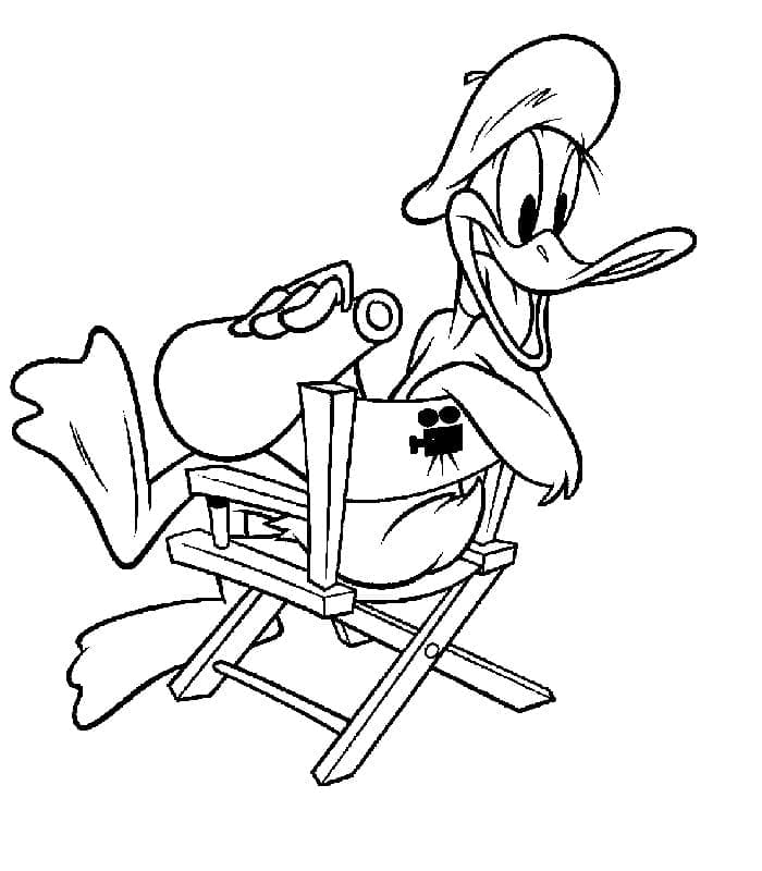Målarbild Daffy Anka 5