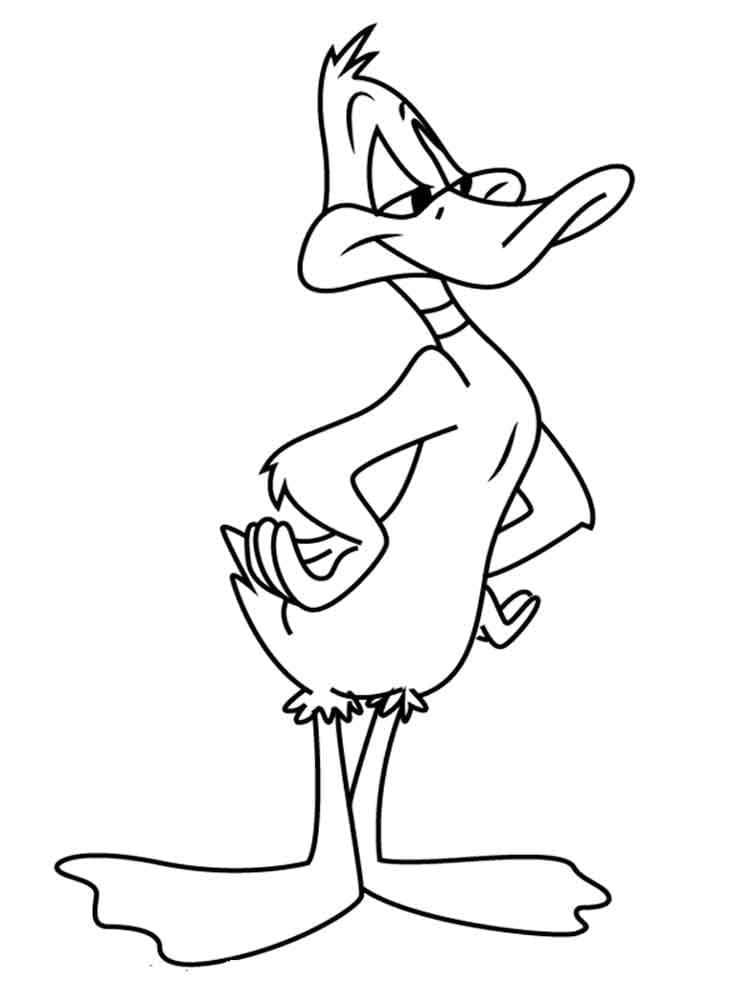 Målarbild Daffy Anka Looney Tunes