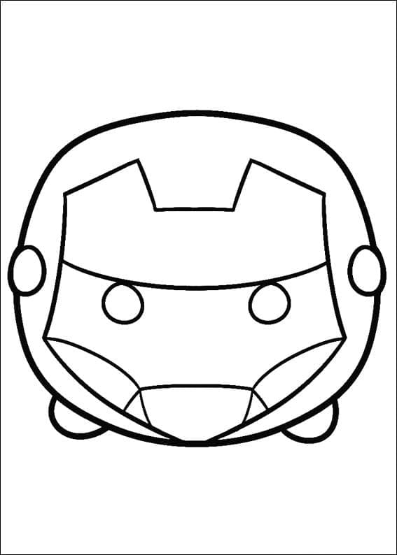 Målarbild Iron Man Tsum Tsum
