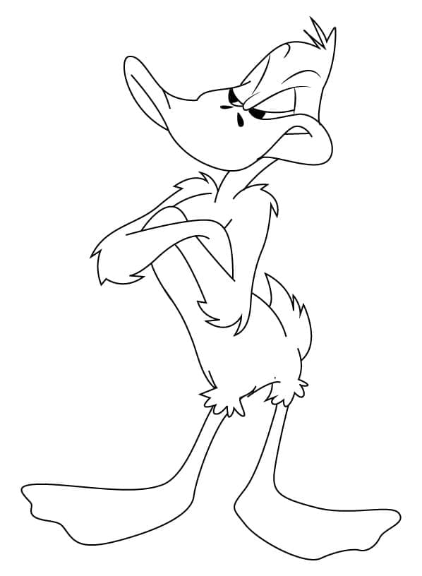 Målarbild Looney Tunes Daffy Anka
