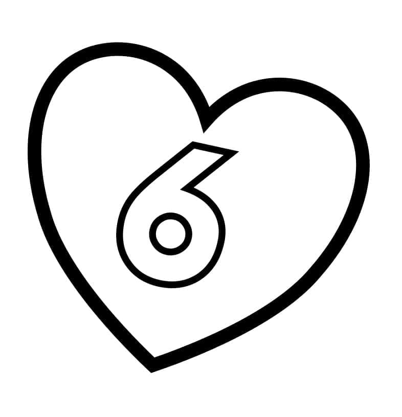 Målarbild Nummer 6 i Hjärtat