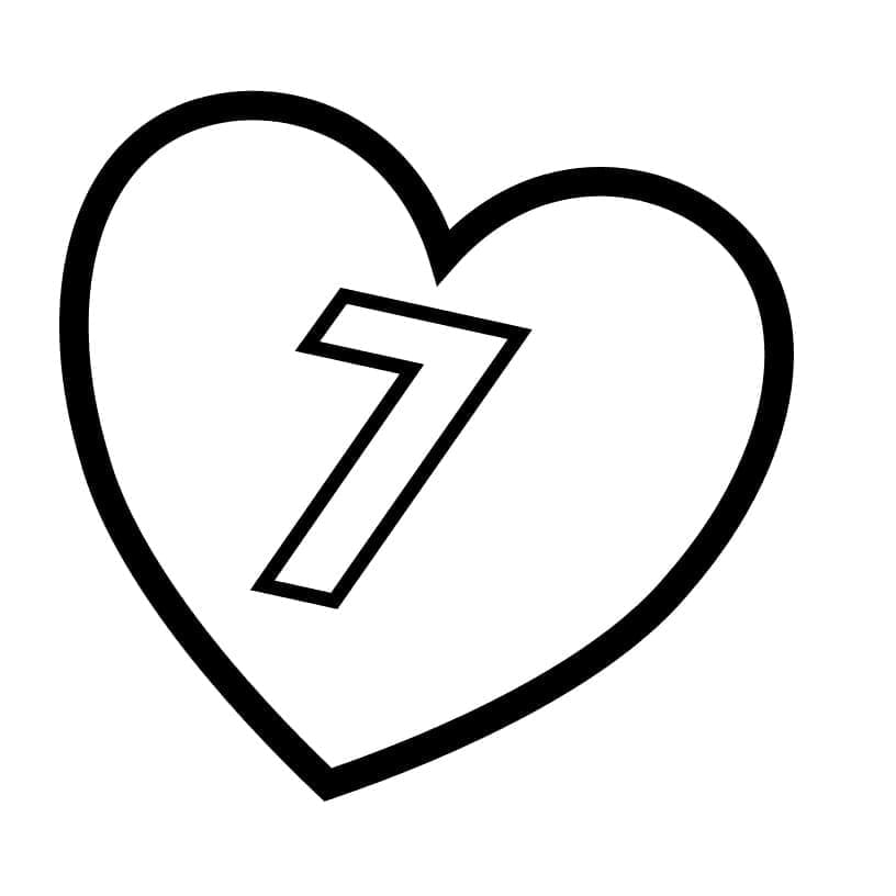 Målarbild Nummer 7 i Hjärtat