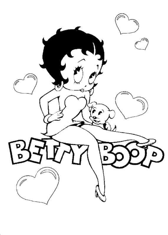 Målarbilder Betty Boop