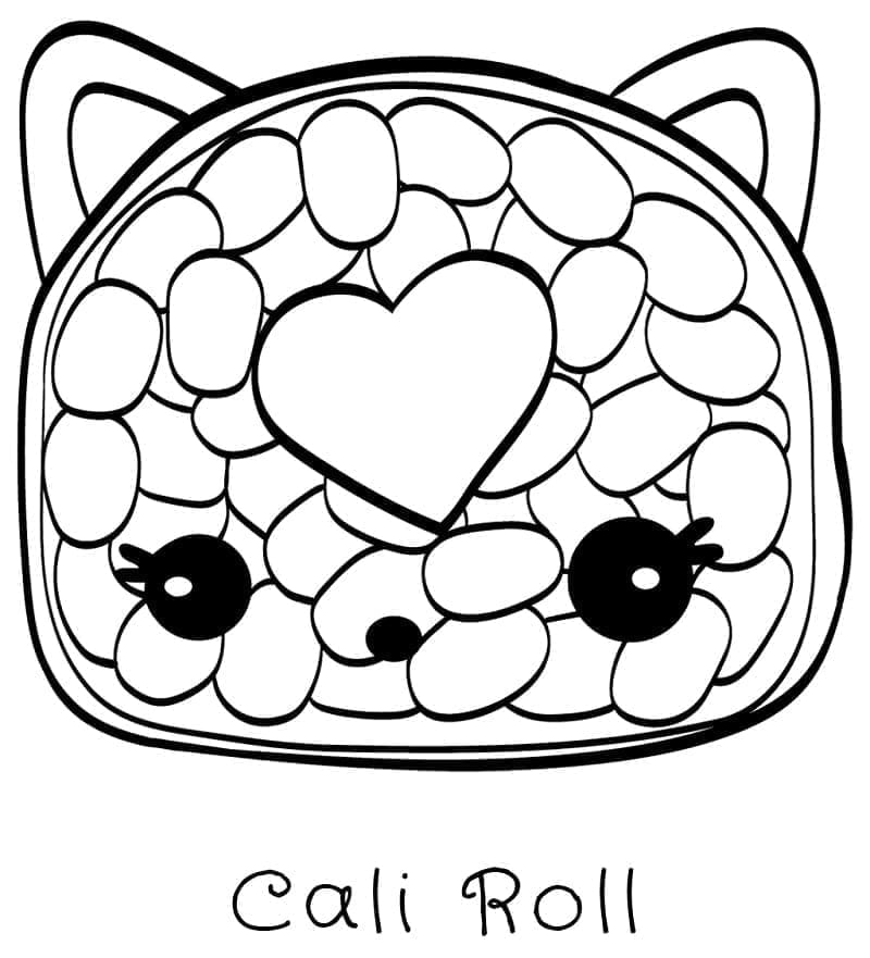 Målarbild Cali Roll från Num Noms