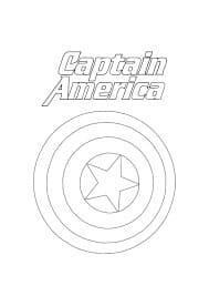 Målarbild Captain America 1