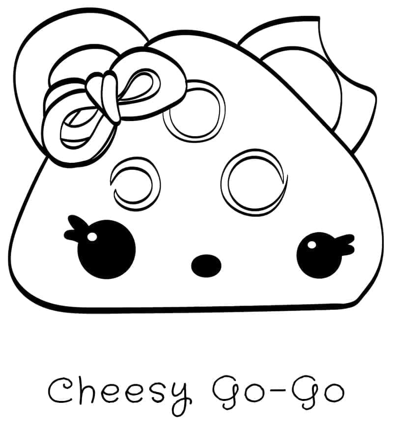 Målarbild Cheesy Go Go från Num Noms