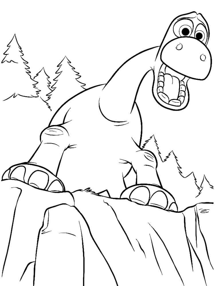 Målarbild Den Gode Dinosaurien 4