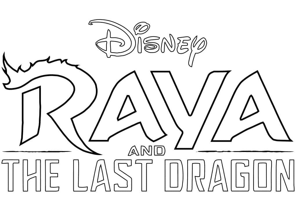 Målarbild Disney Raya och den sista draken