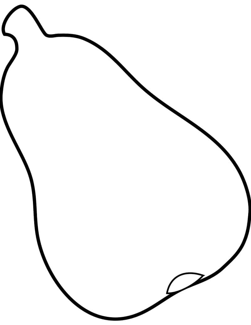 Målarbild Enkelt Päron