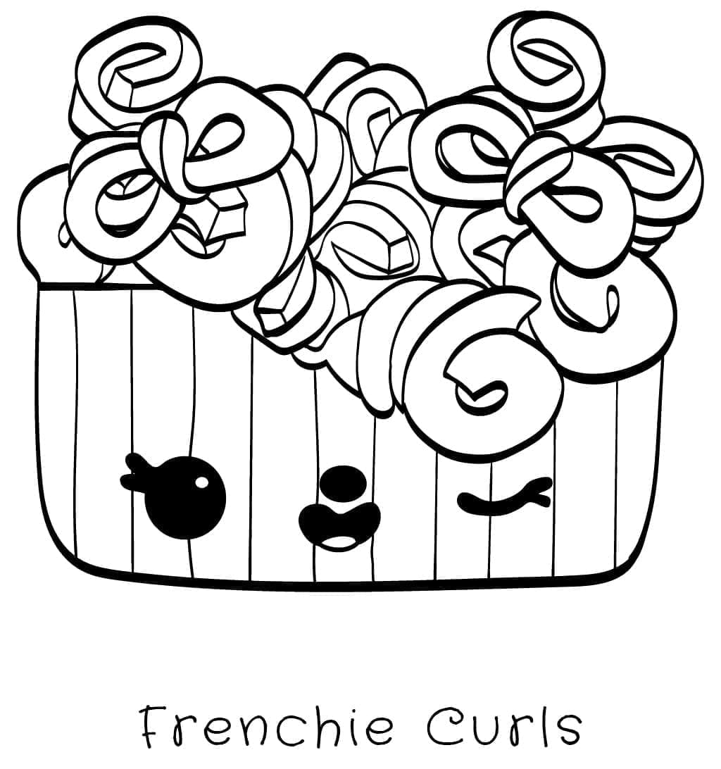 Målarbild Frenchie Curls från Num Noms