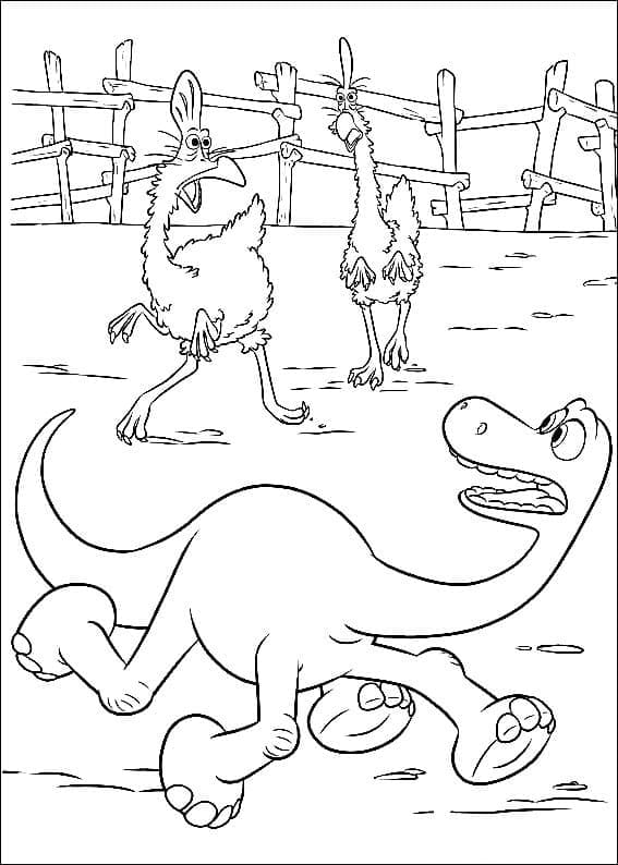 Målarbild Den Gode Dinosaurien 1
