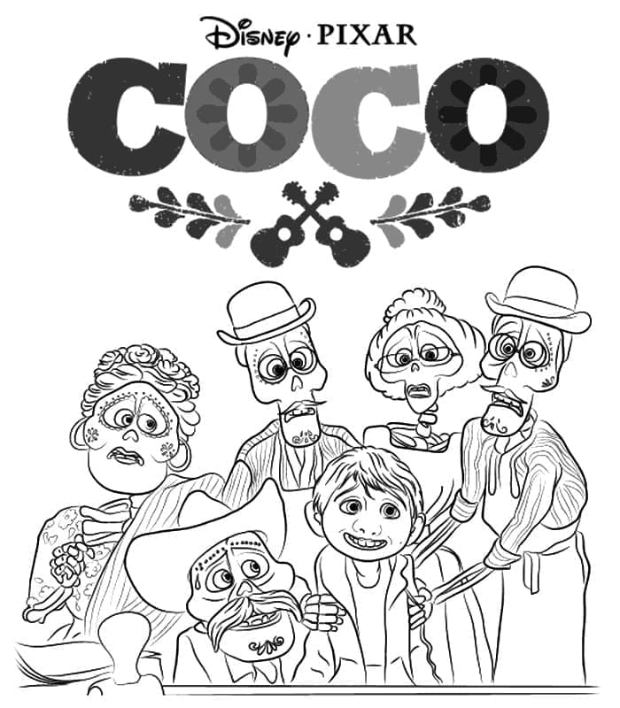 Målarbilder Coco