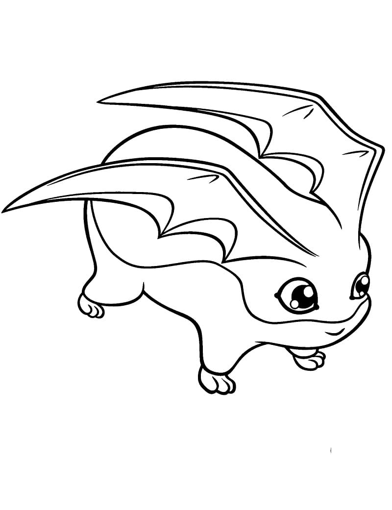 Målarbild Patamon från Digimon
