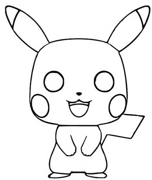 Målarbild Pikachu Funko Pop