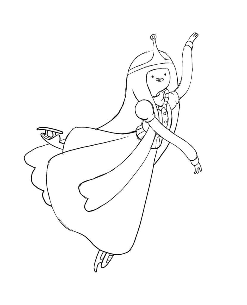 Målarbild Prinsessan Bubbelgum från Äventyrsdags